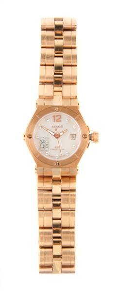 A Gold Plated and Stainless Steel Wristwatch Renato