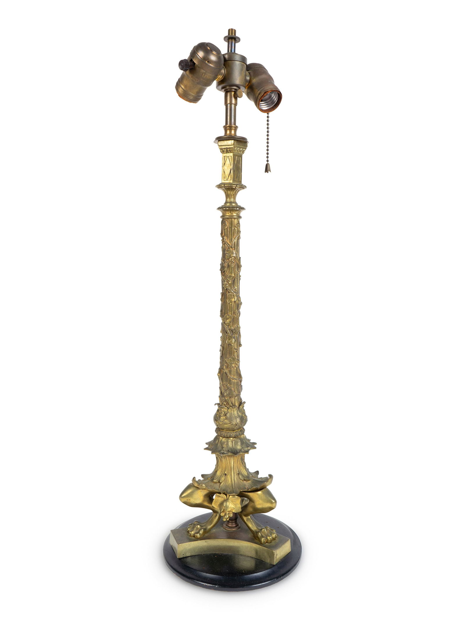 A French Etruscan Style Bronze Candlestick Height to (1 of 1)