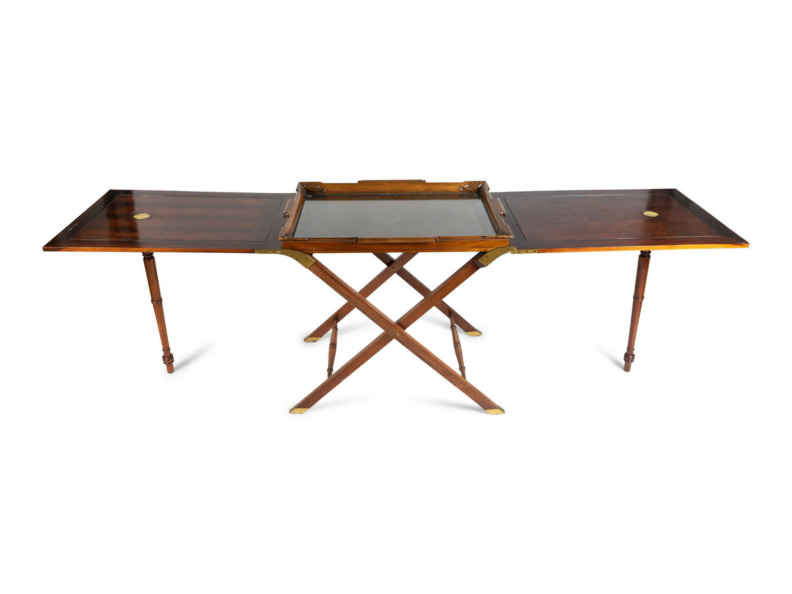 A George III Style Brass-Mounted Mahogany Coaching (1 of 2)