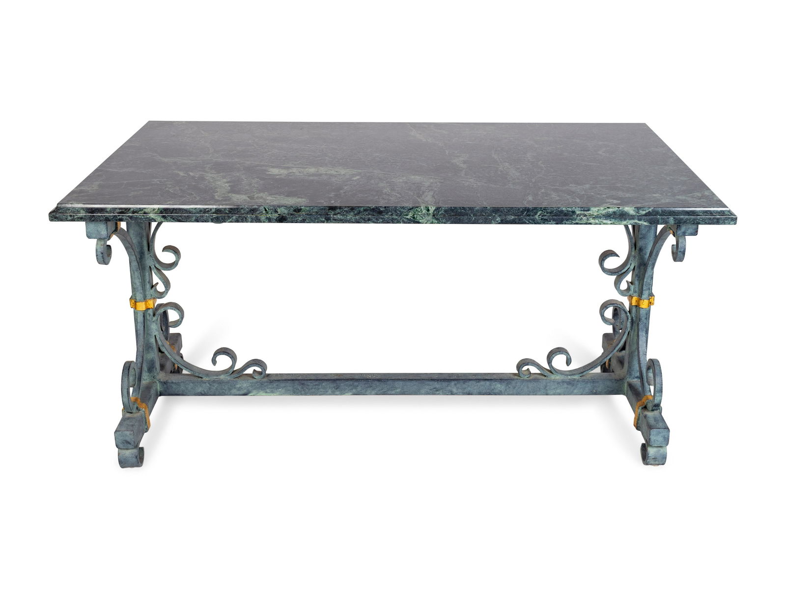 An Italian Baroque Style Parcel-Gilt Wrought- Iron (1 of 1)