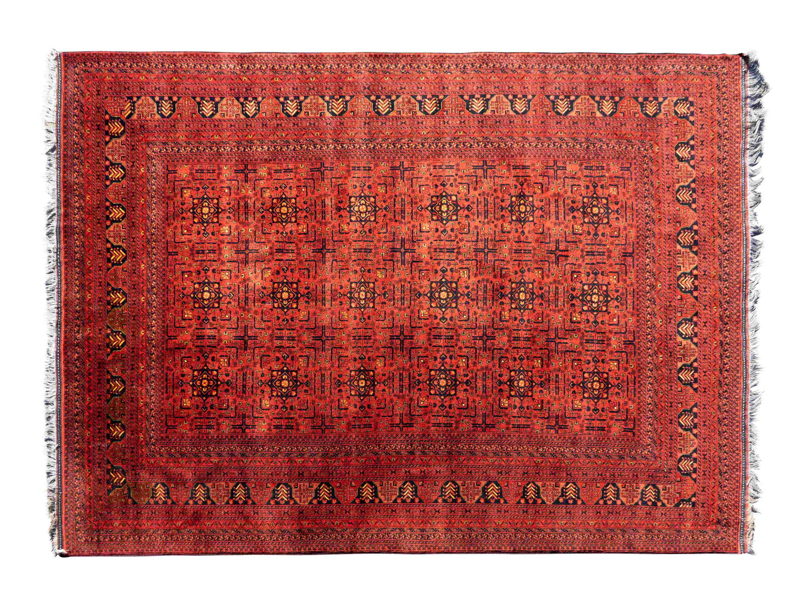 A Bokhara Wool Blend Rug 11 feet 5 inches x 8 feet 5 (1 of 1)