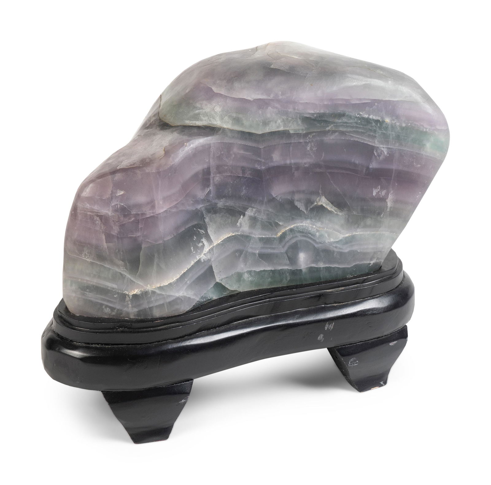 A Chinese Lavender and Green Quartz Boulder Height 8 (1 of 1)