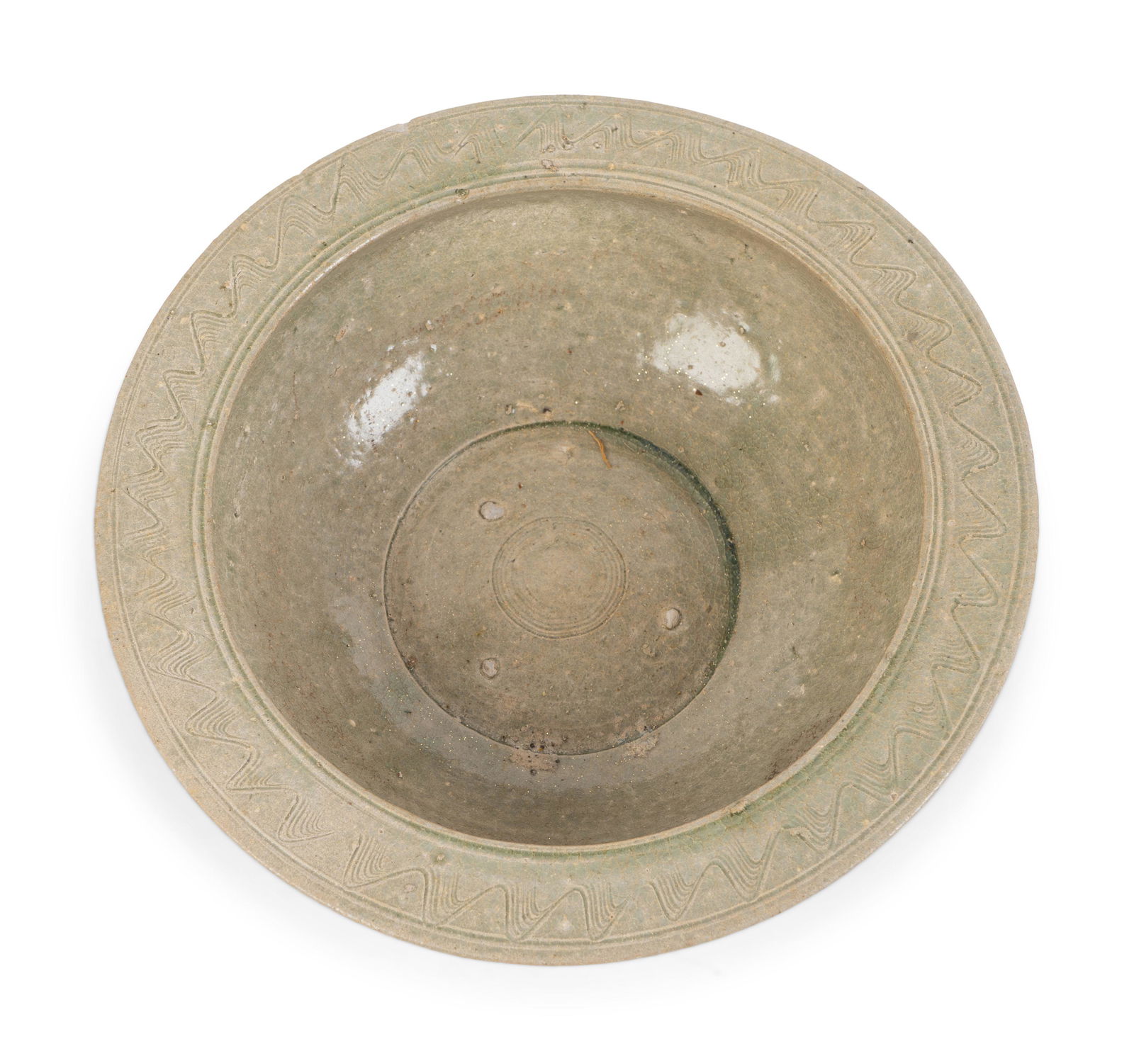 A Chinese Celadon-Glazed Porcelain Bowl (1 of 2)