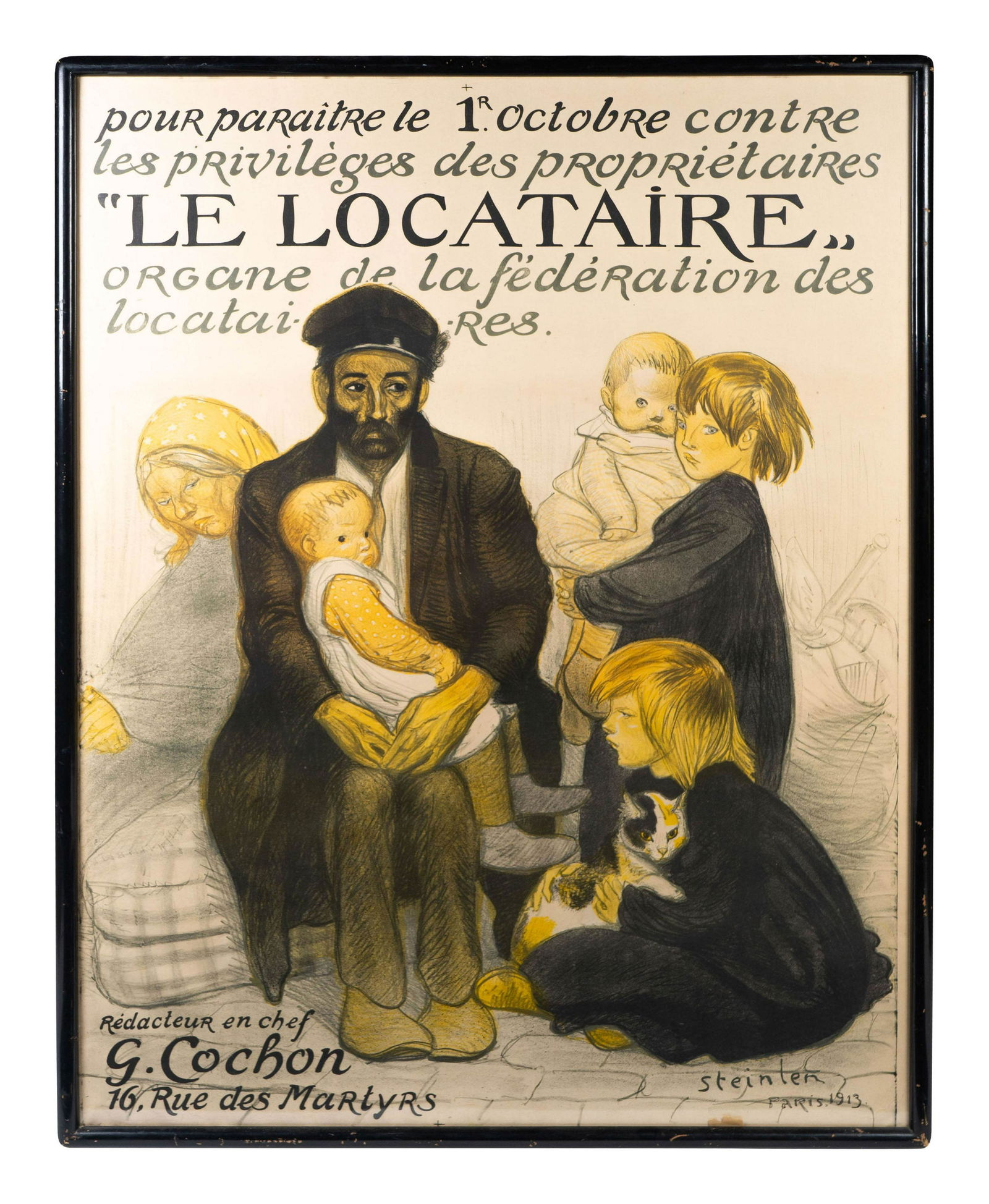 Theophile Alexandre Steinlen (French/Swiss, 1859-1923) (1 of 4)