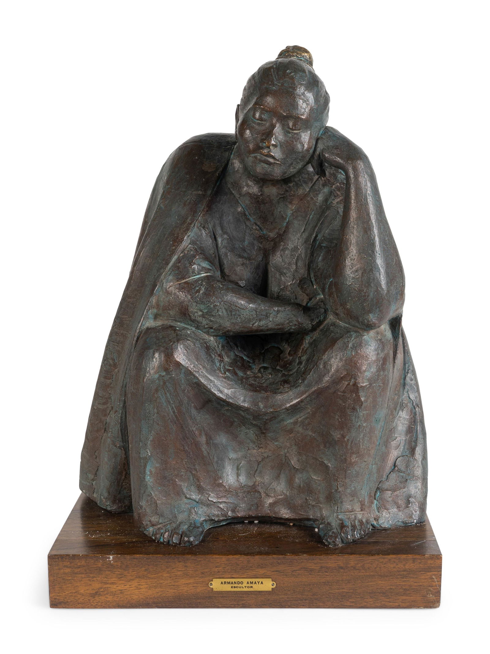 Armando Amaya (Mexican, b. 1935) Seated Woman, 1982 (1 of 2)