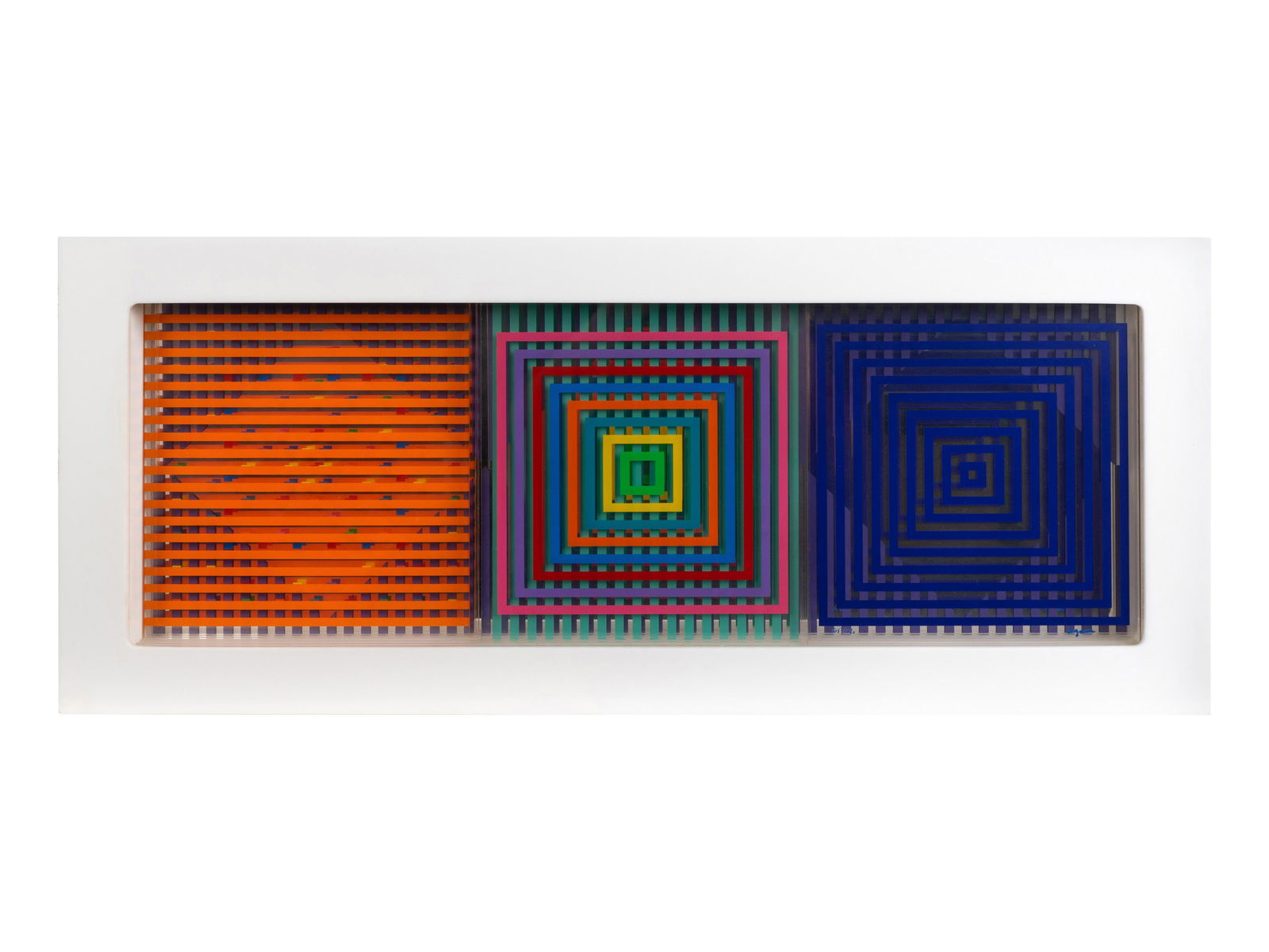 Yaacov Agam (American/Israeli, b. 1928) Untitled (1 of 2)