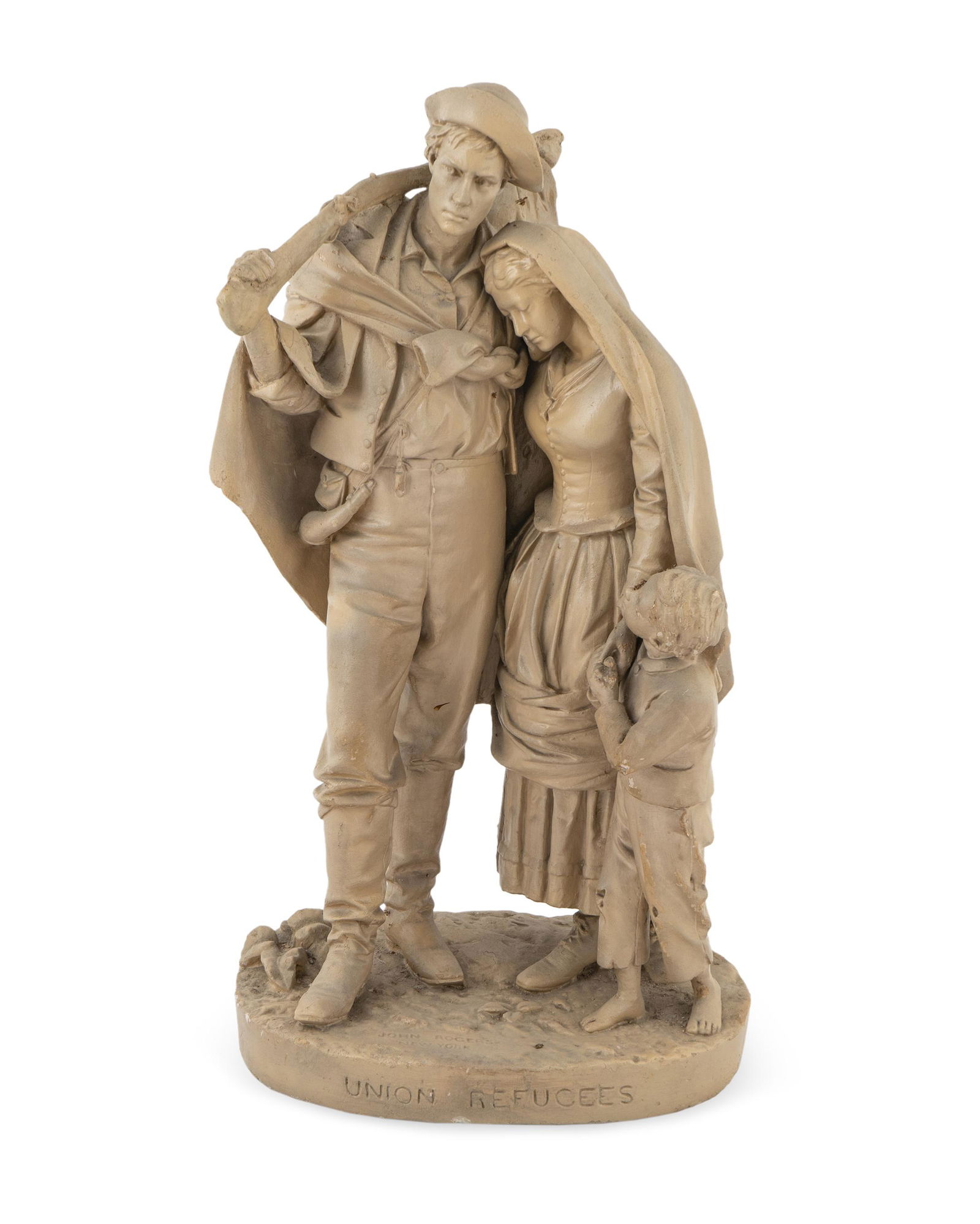 John Rogers (America, 1829-1904) Union Refugees (1 of 2)