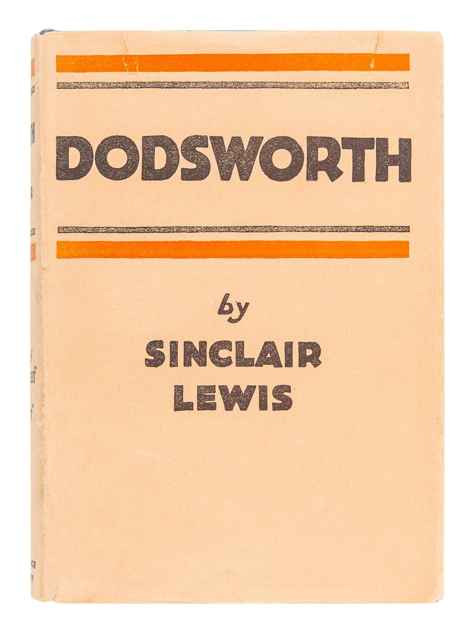 LEWIS, Sinclair (1885-1951). Dodsworth. New York: (1 of 3)