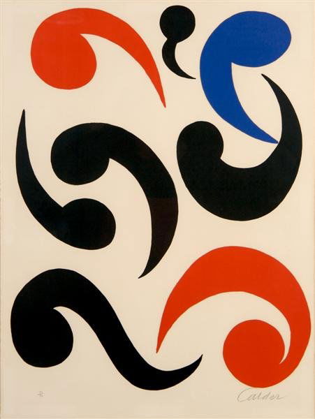 Alexander Calder, (American, 1898-1976), Les Tetards: Alexander Calder (American, 1898-1976) Les Tetards lithograph edition 35/75, signed (lower right) 30 1/2 x 22 3/4 inches.