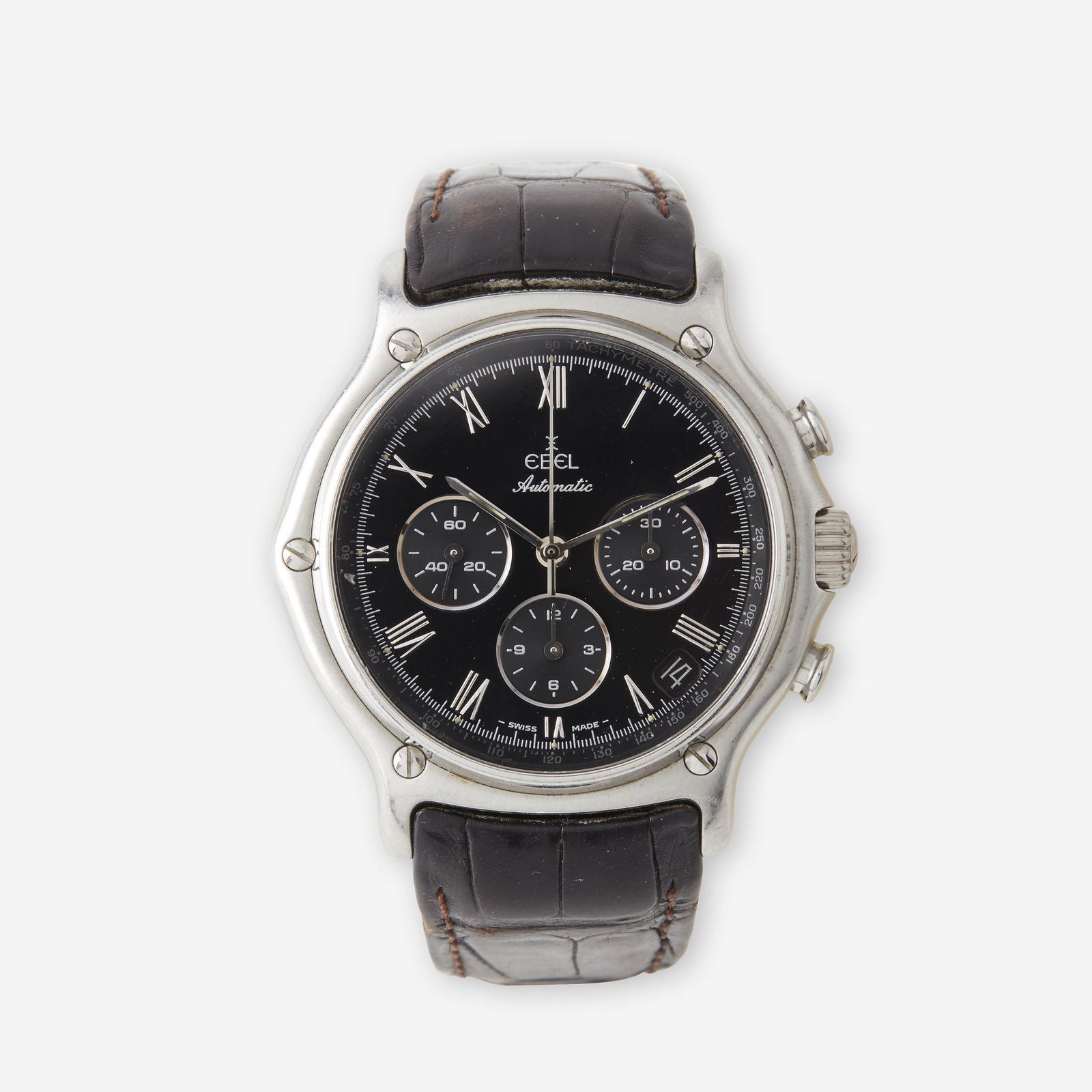 A stainless steel automatic, chronograph, strap (1 of 1)