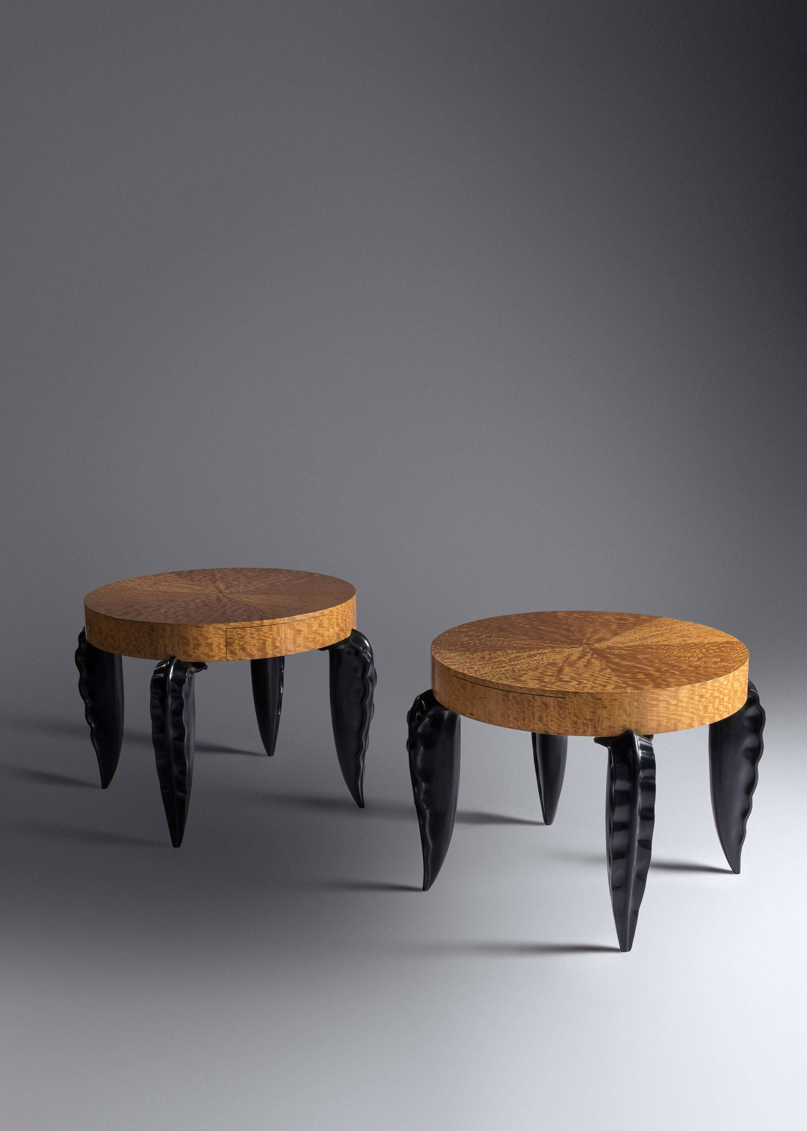 Peter Dudley (b. 1962) Pair of Side Tables (1 of 2)