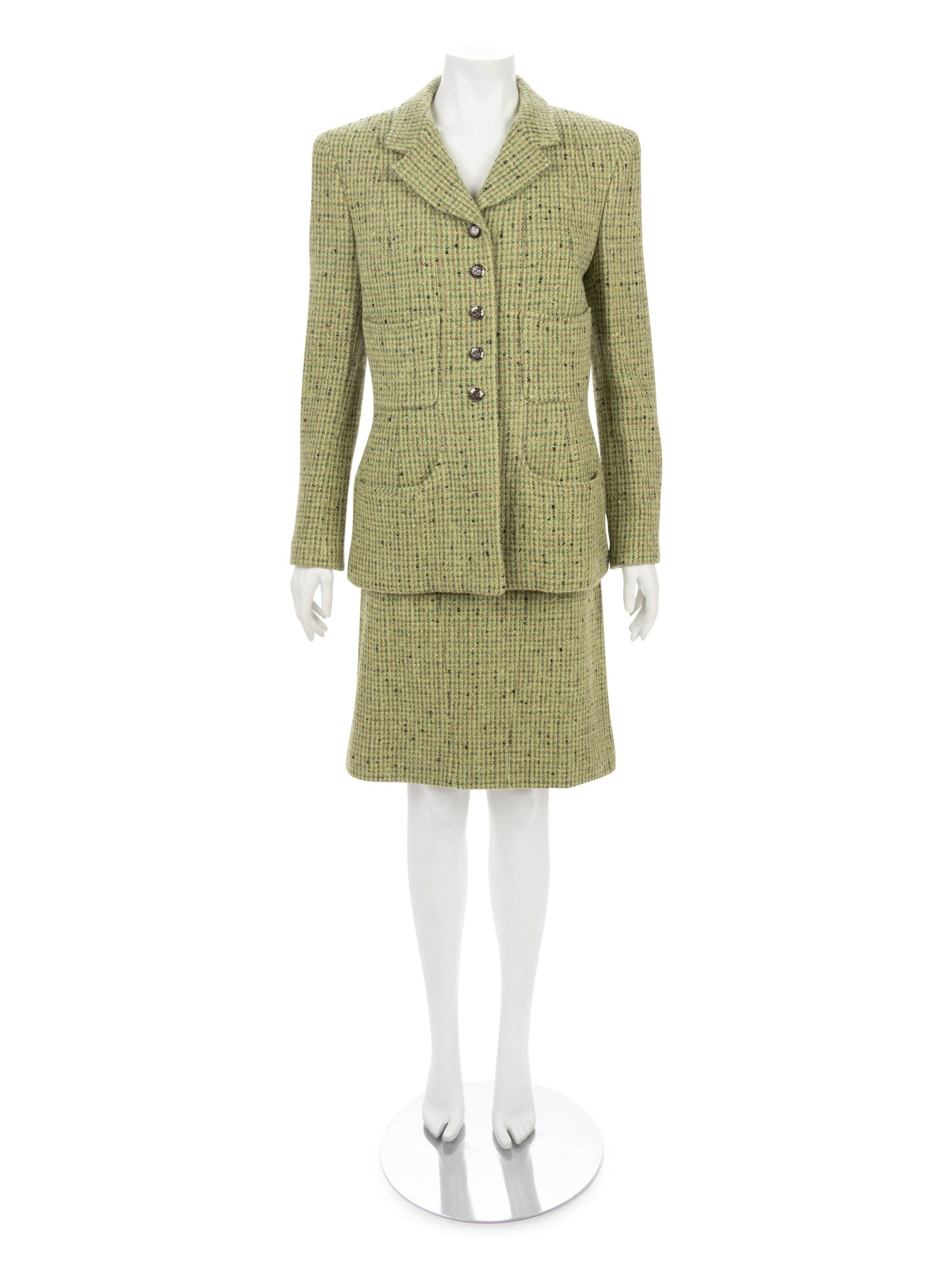 Chanel Tweed Two-Piece Skirt Suit, Fall 1997 (1 of 3)
