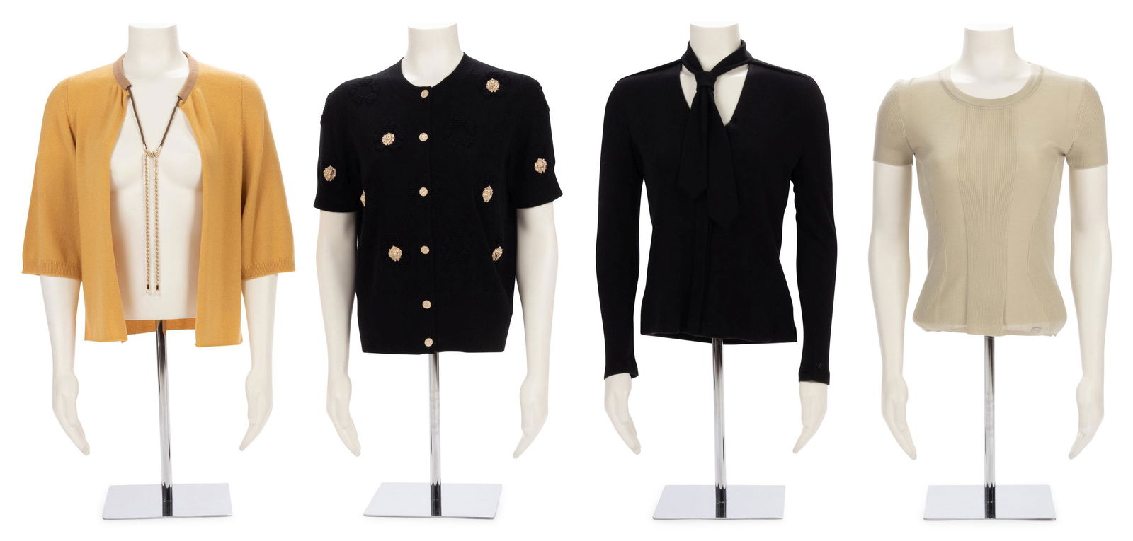 Four Chanel Knit Tops: Three Cardigans, One Top, (1 of 5)