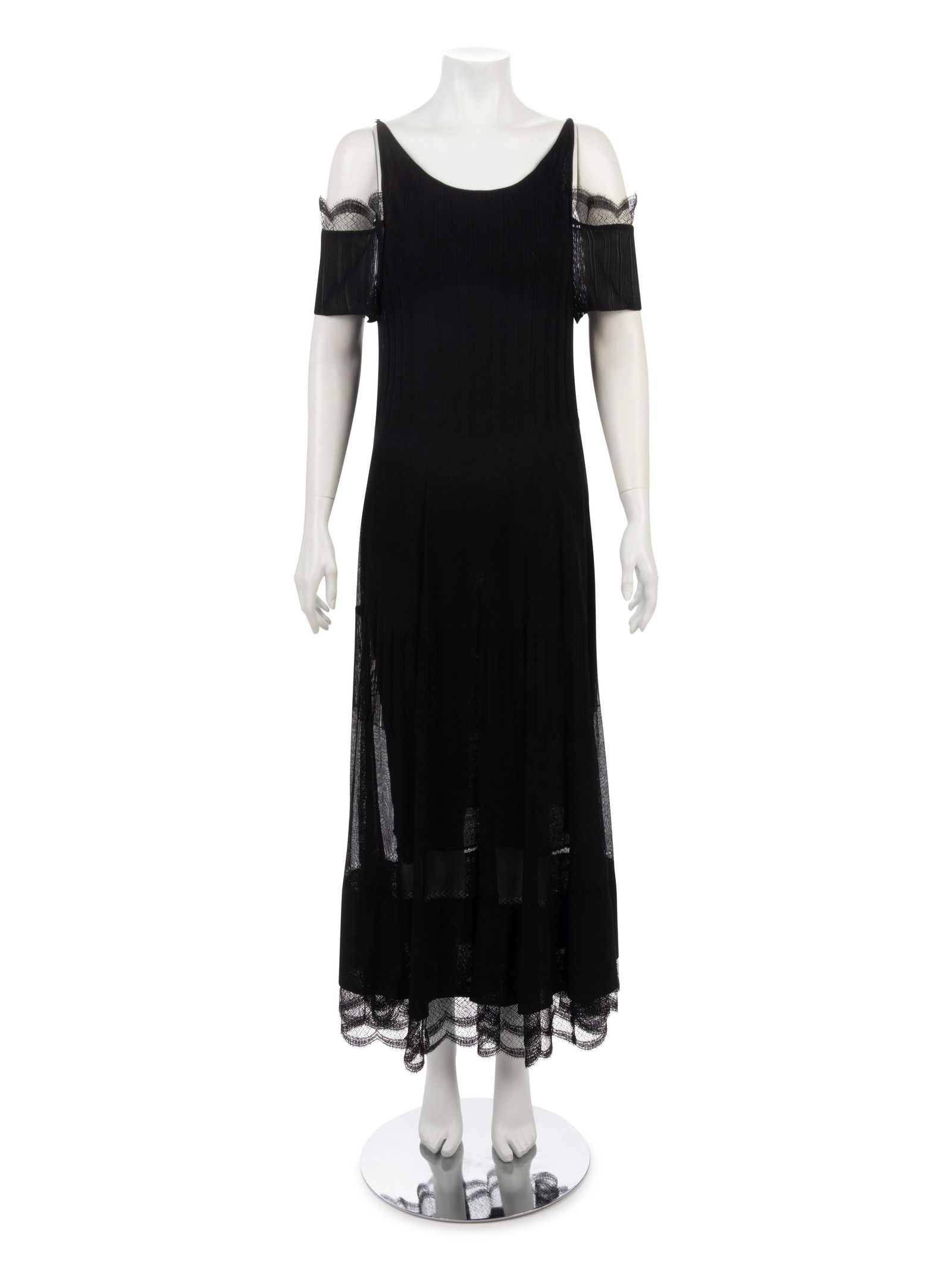 Chanel Knit Evening Dress with Lace Detail, Cruise 2007 (1 of 5)