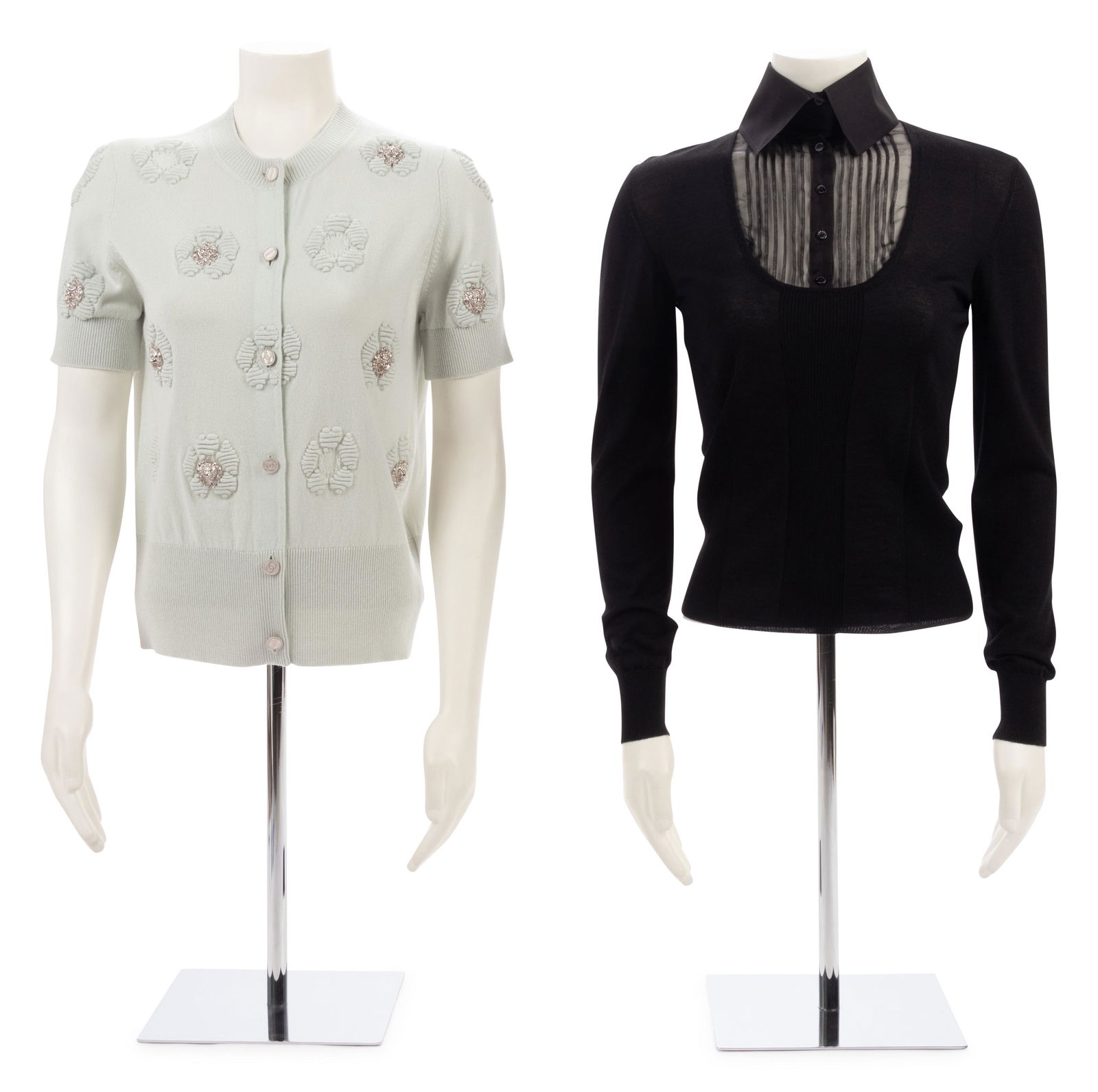 Two Chanel Knit Tops, 2003-2017 (1 of 5)