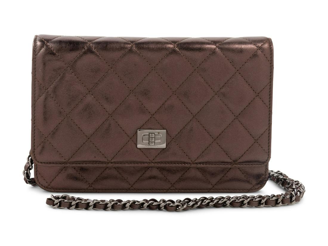 Chanel Quilted Leather Wallet Bag, 2008-2009 (1 of 5)