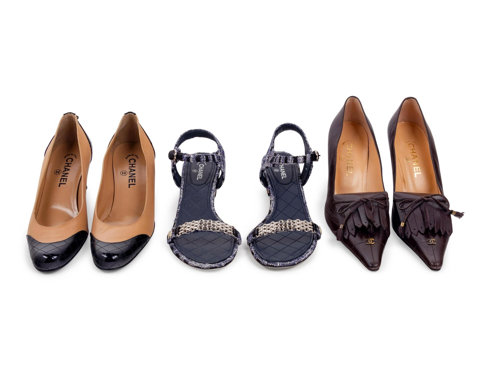 Three Pairs of Chanel Shoes (1 of 6)