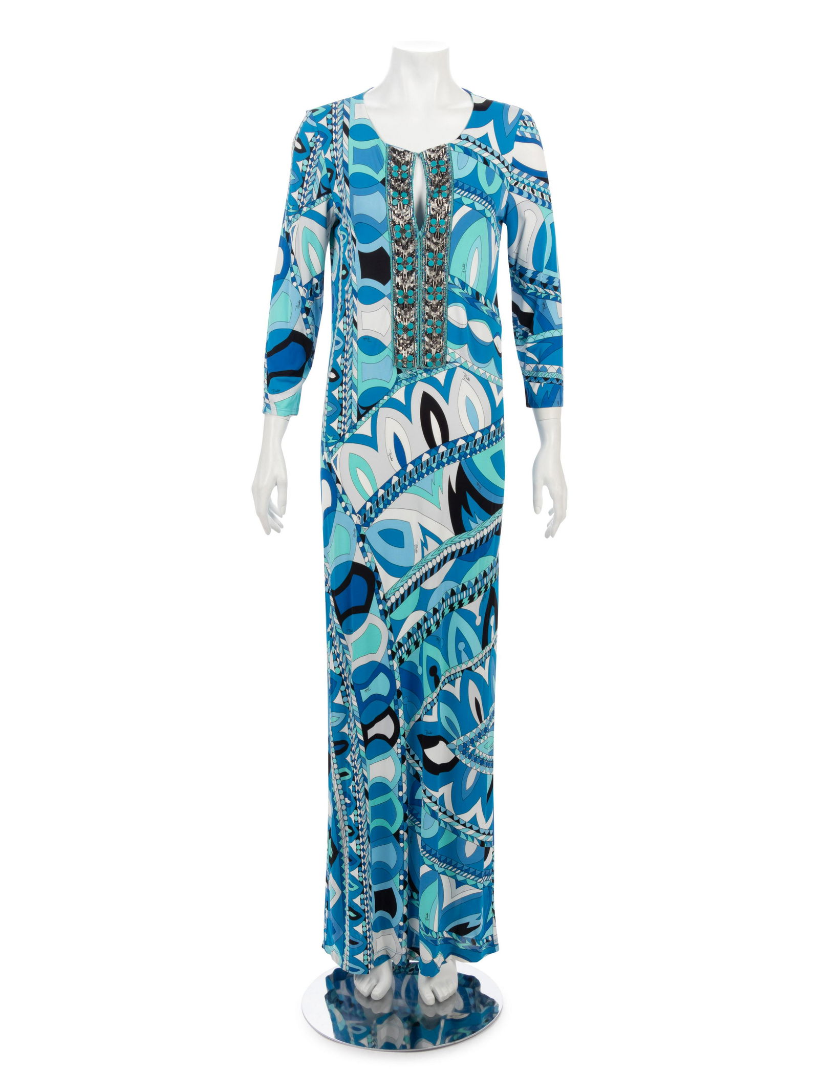Emilio Pucci Geometric Print Knit Dress (1 of 4)