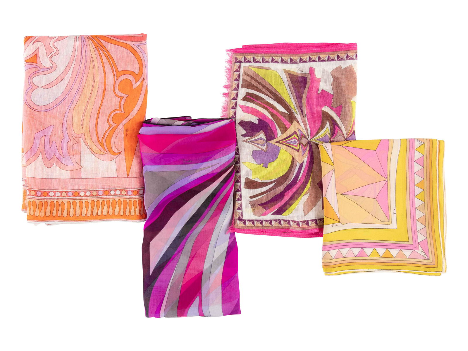 Four Emilio Pucci Scarves (1 of 10)
