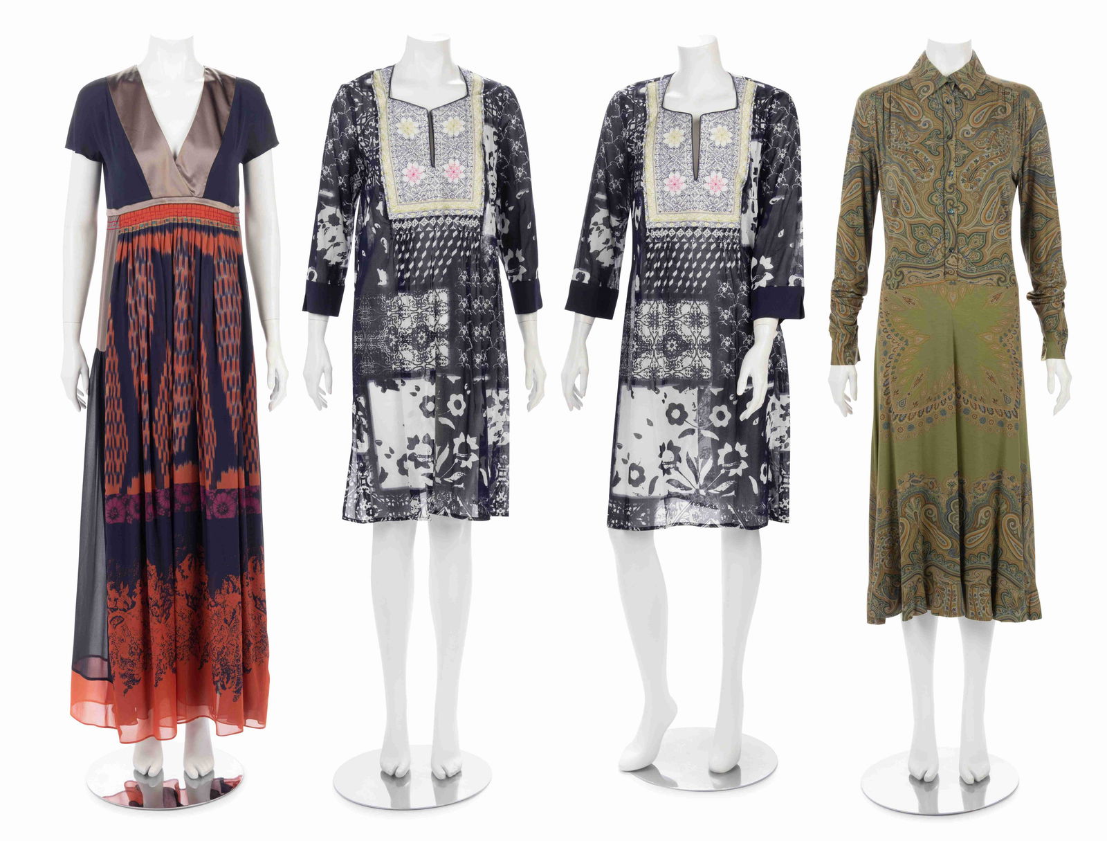 Four Etro Pieces: Two Dresses, Two Identical Tunics (1 of 6)