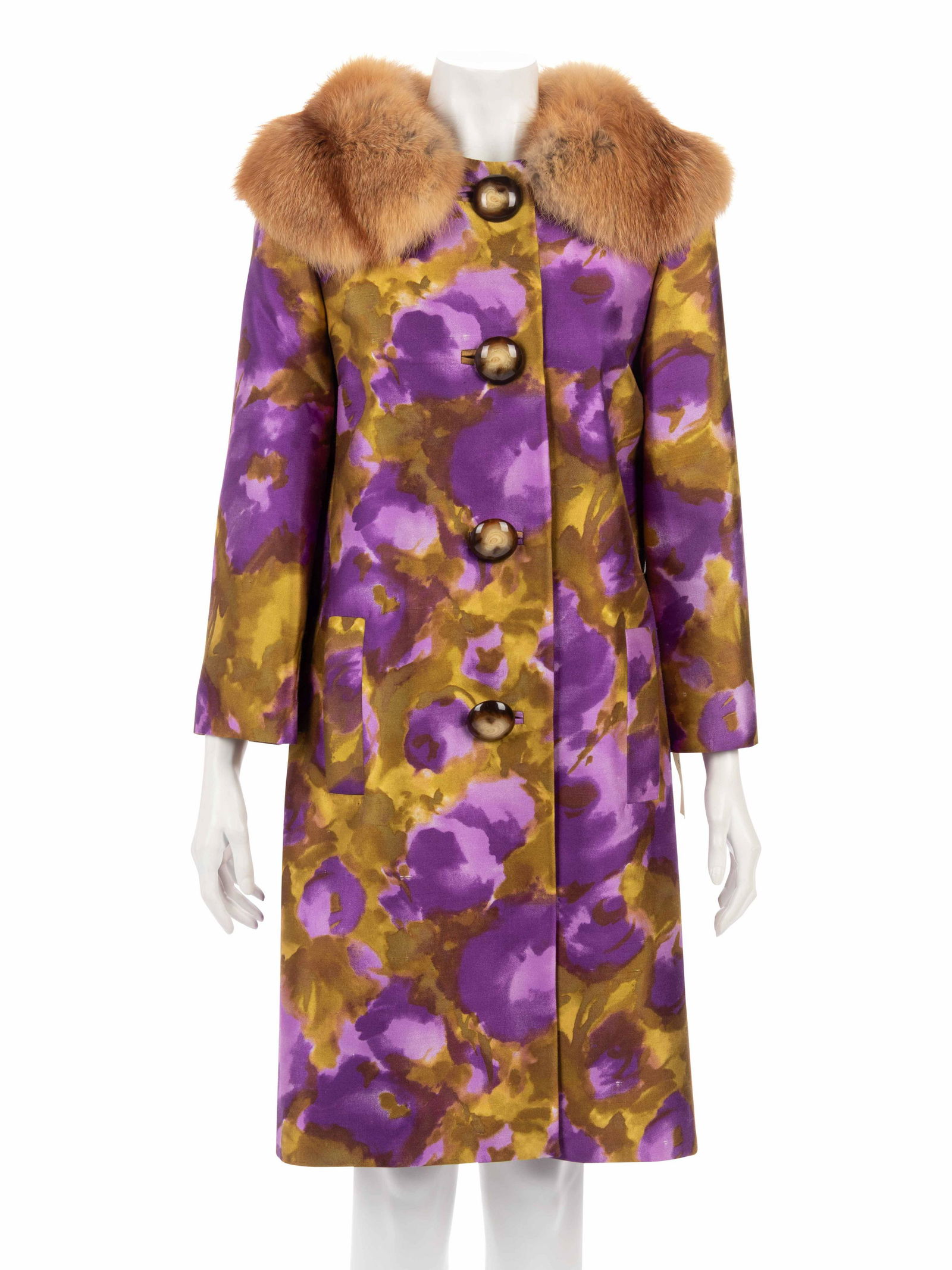 Michael Kors Swing Coat Trimmed with Fox Fur, Fall 2008 (1 of 5)