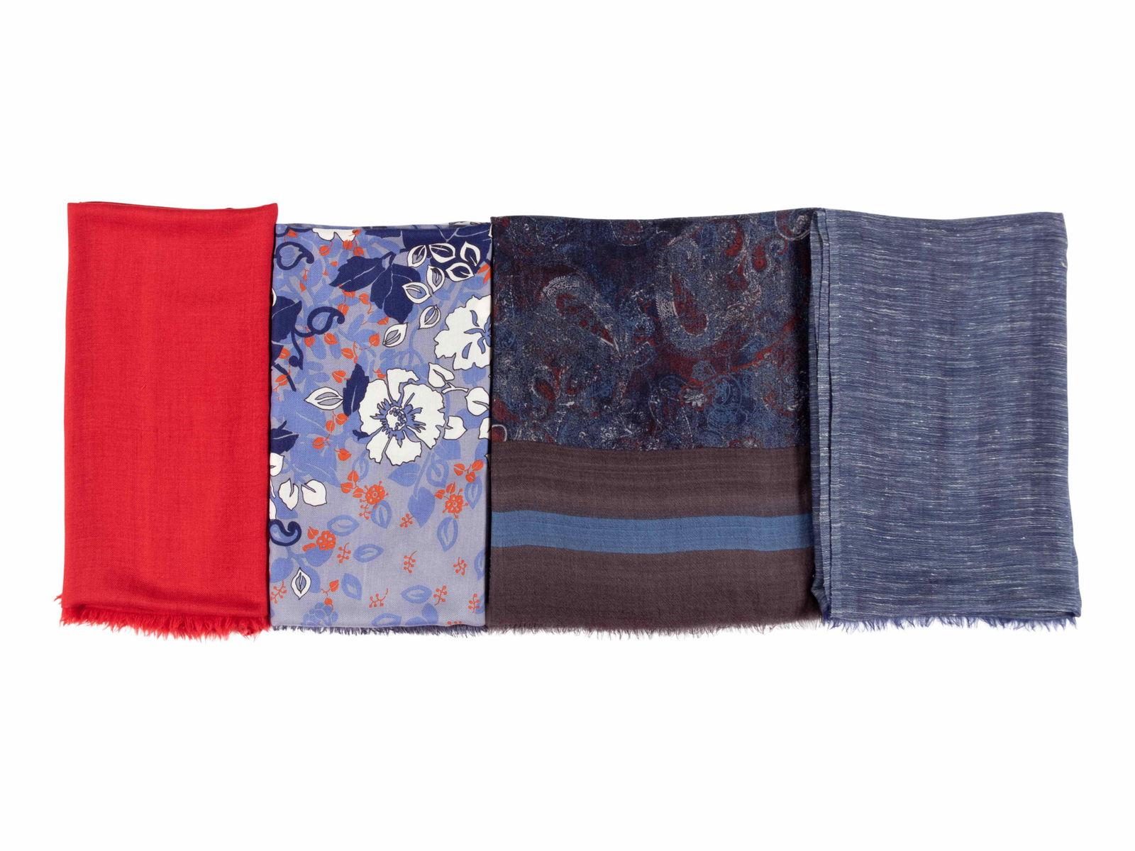 Four Loro Piana Sheer Cashmere/Silk Blend Scarves (1 of 7)
