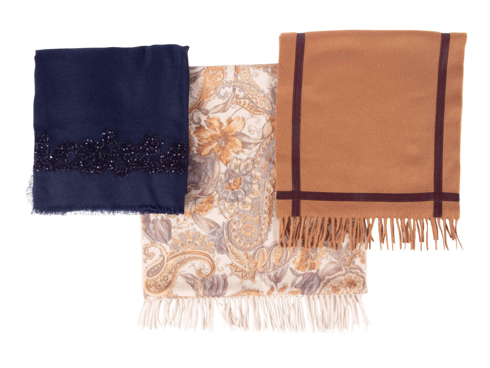 Three Loro Piana Cashmere Scarves (1 of 6)