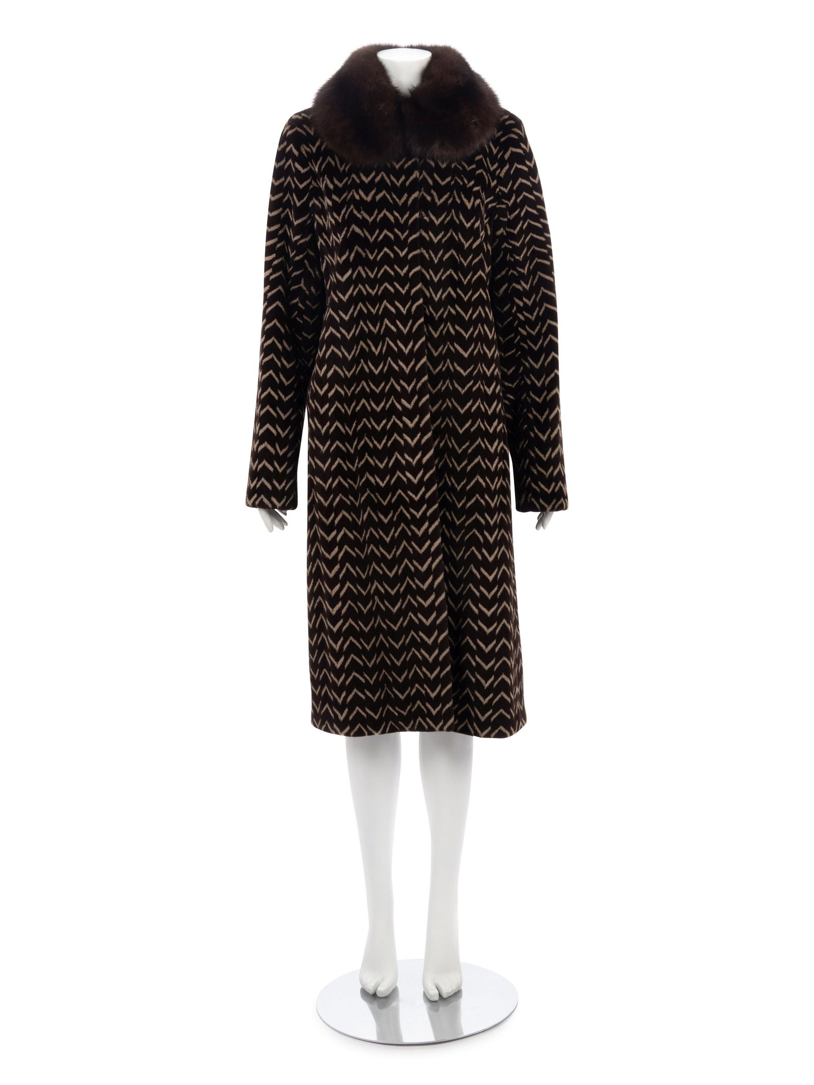 J. Mendel Sheared Mink and Sable Fur Coat (1 of 4)
