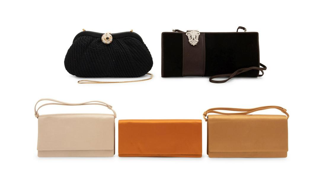 Five Designer Bags: Two Judith Leiber Bags, Three Prada (1 of 10)