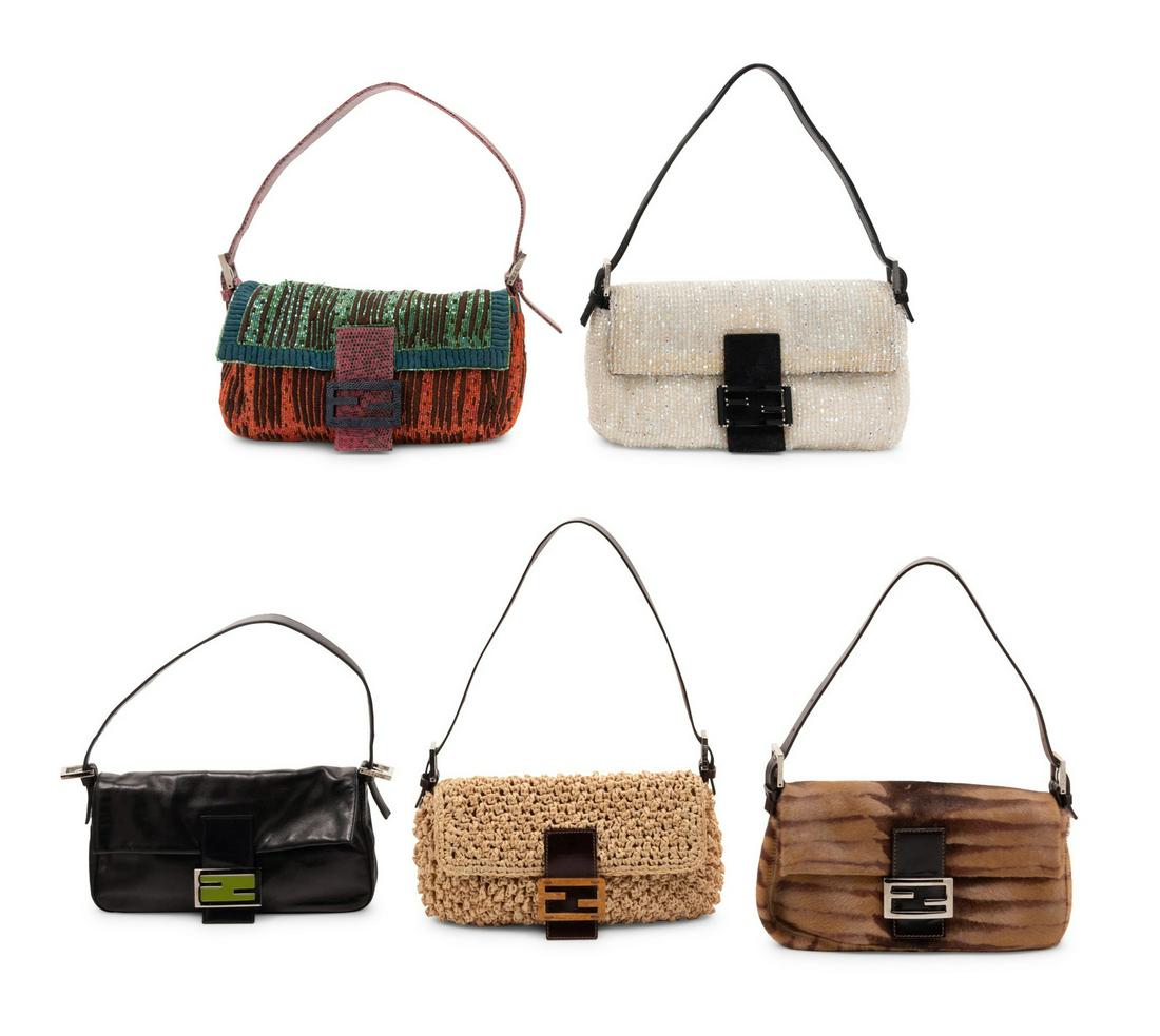 Five Fendi Baguette Flap Bags  (1 of 11)