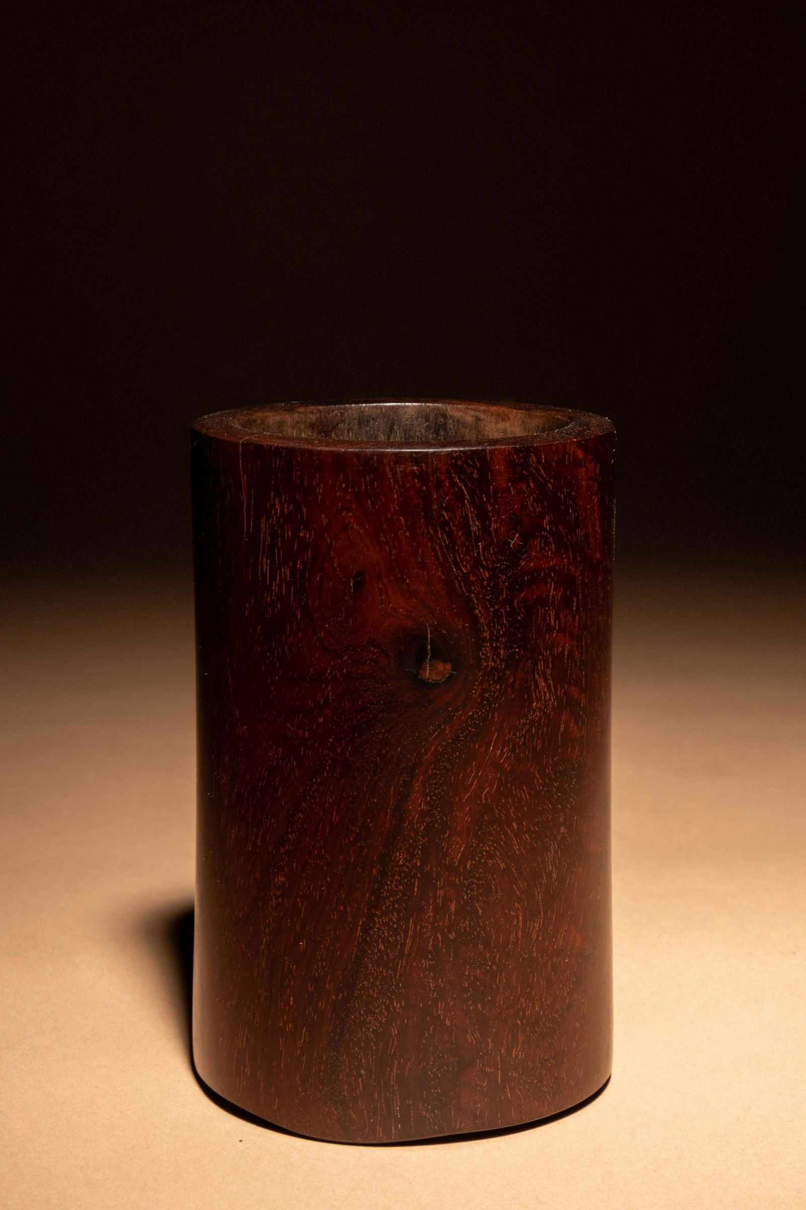 A Huanghuali Brush Pot, Bitong (1 of 4)