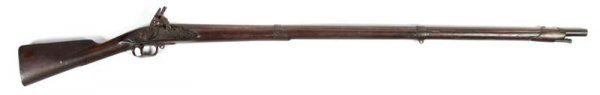 A Model 1808 Springfield Musket, Length 58 inches.: A Model 1808 Springfield Musket, with ramrod and oiled walnut stock. Length 58 inches. Property from the Estate of Nancy S. Blakeslee, Barrington, Illinois