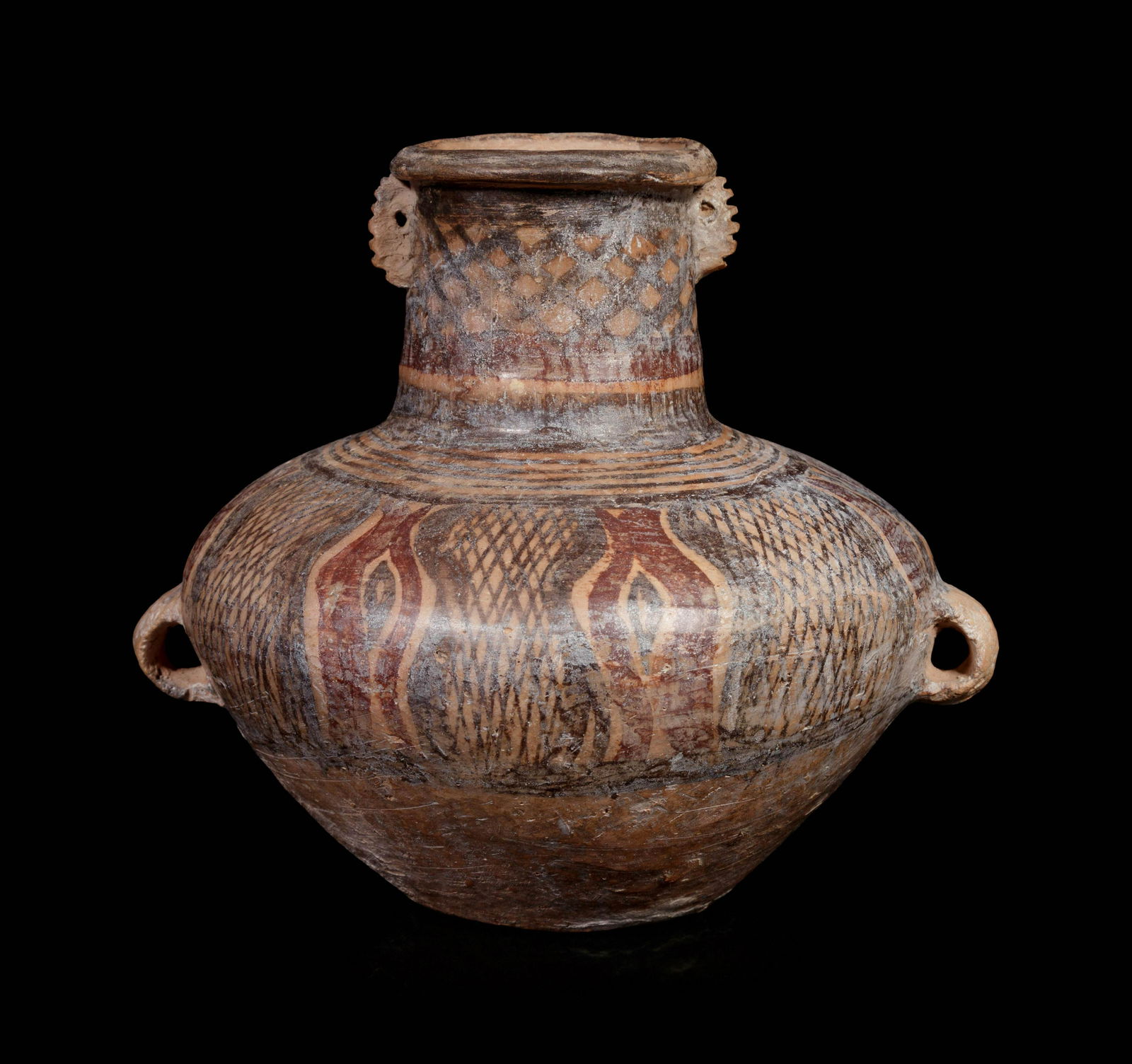 A Chinese Neolithic Style Painted Pottery Jar (1 of 3)