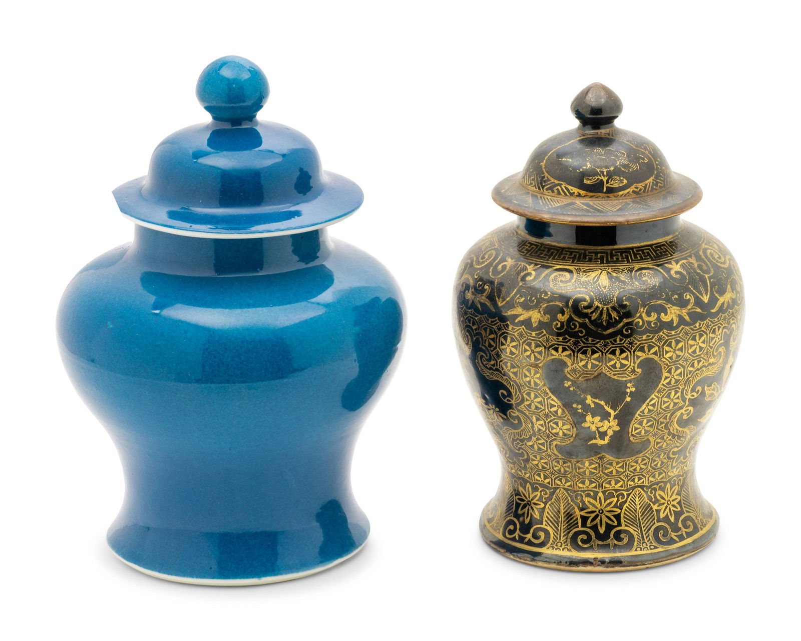 Two Chinese Porcelain Covered Jars (1 of 3)