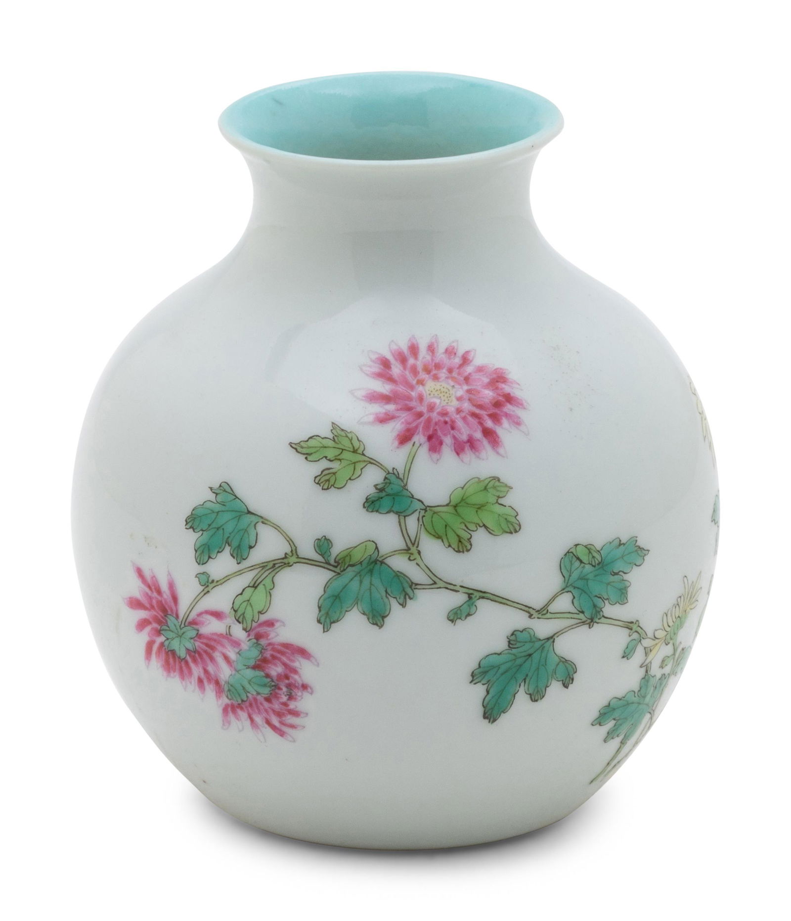 A Small Chinese Famille Rose Porcelain Jar (1 of 3)