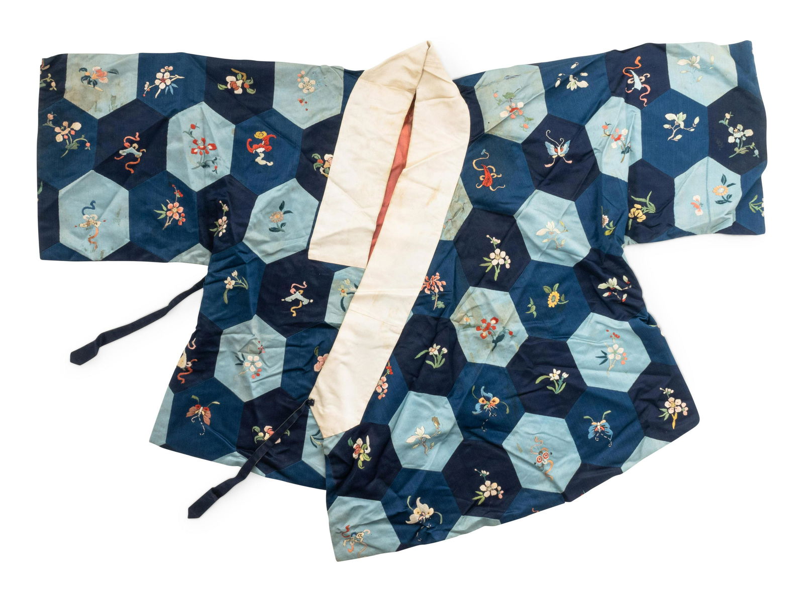 A Chinese Embroidered Silk Child's Jacket (1 of 2)