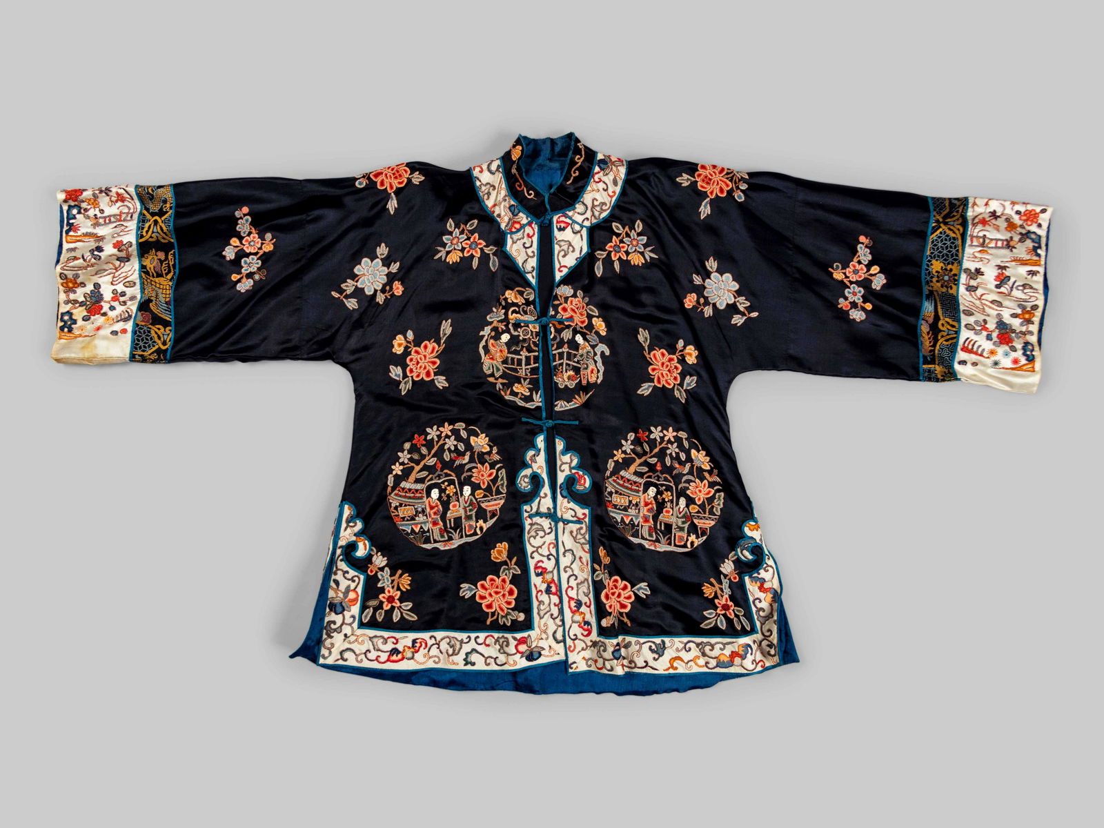 A Chinese Silk Embroidered Ladies' Jacket (1 of 2)