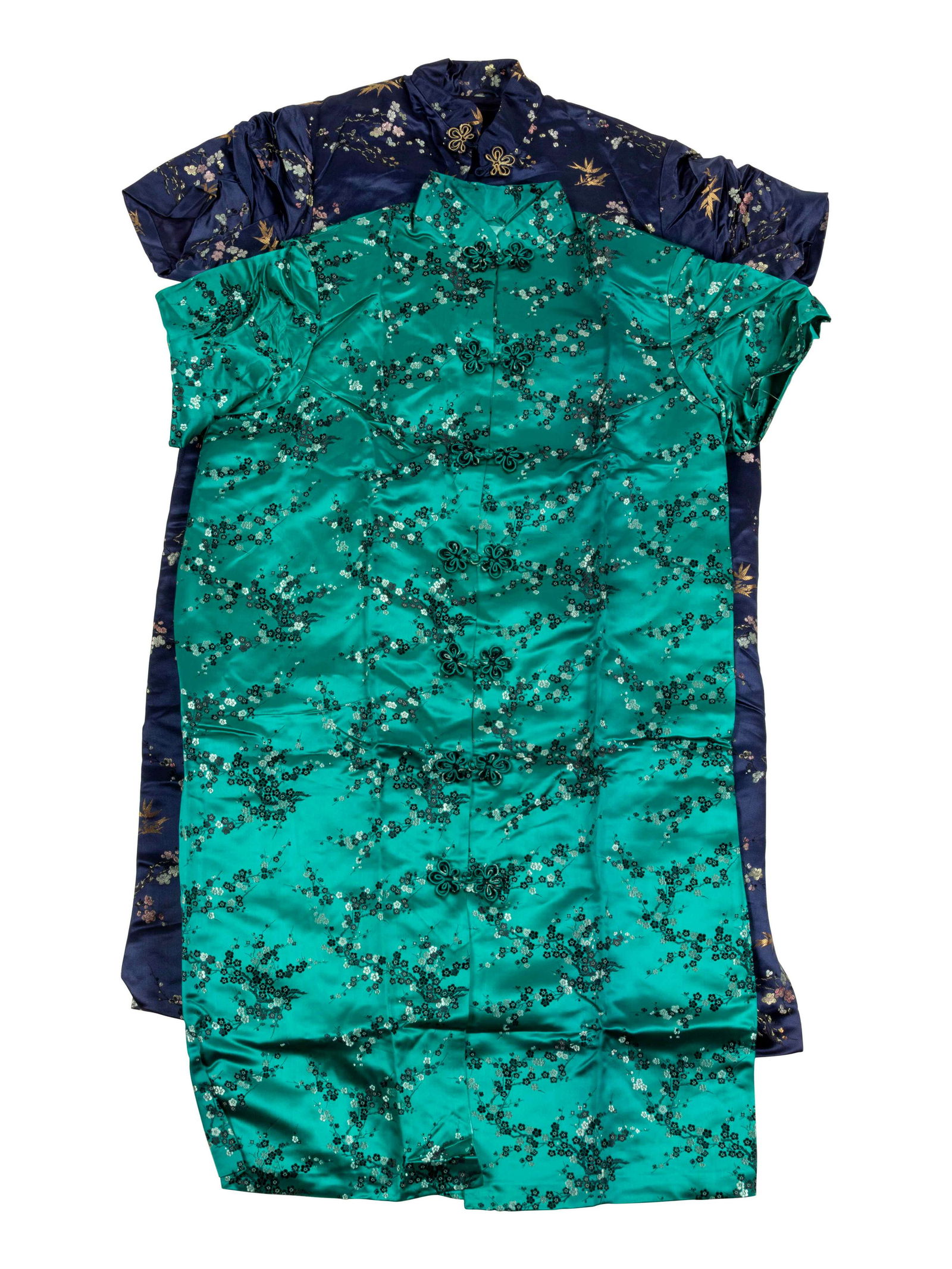 Two Chinese Embroidered Silk Lady's Short Sleeve Coats (1 of 3)