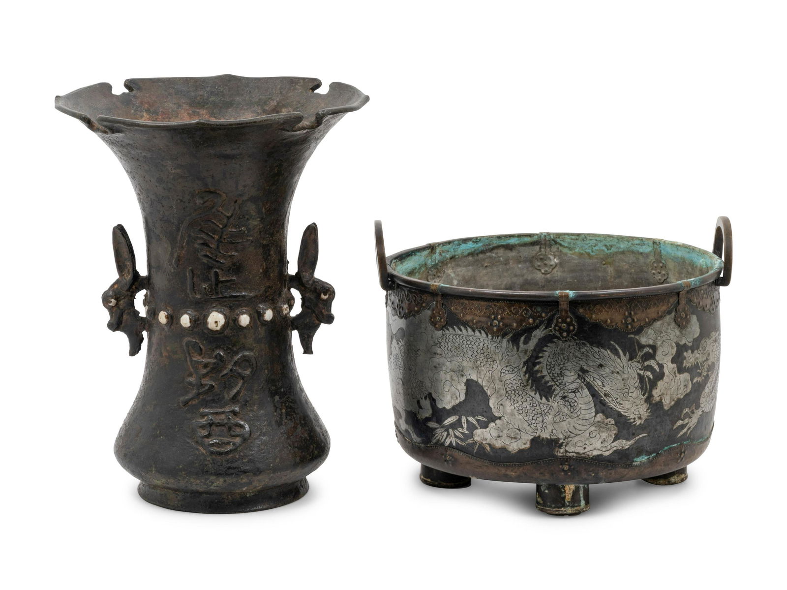 Two Chinese Metal Vessels (1 of 4)