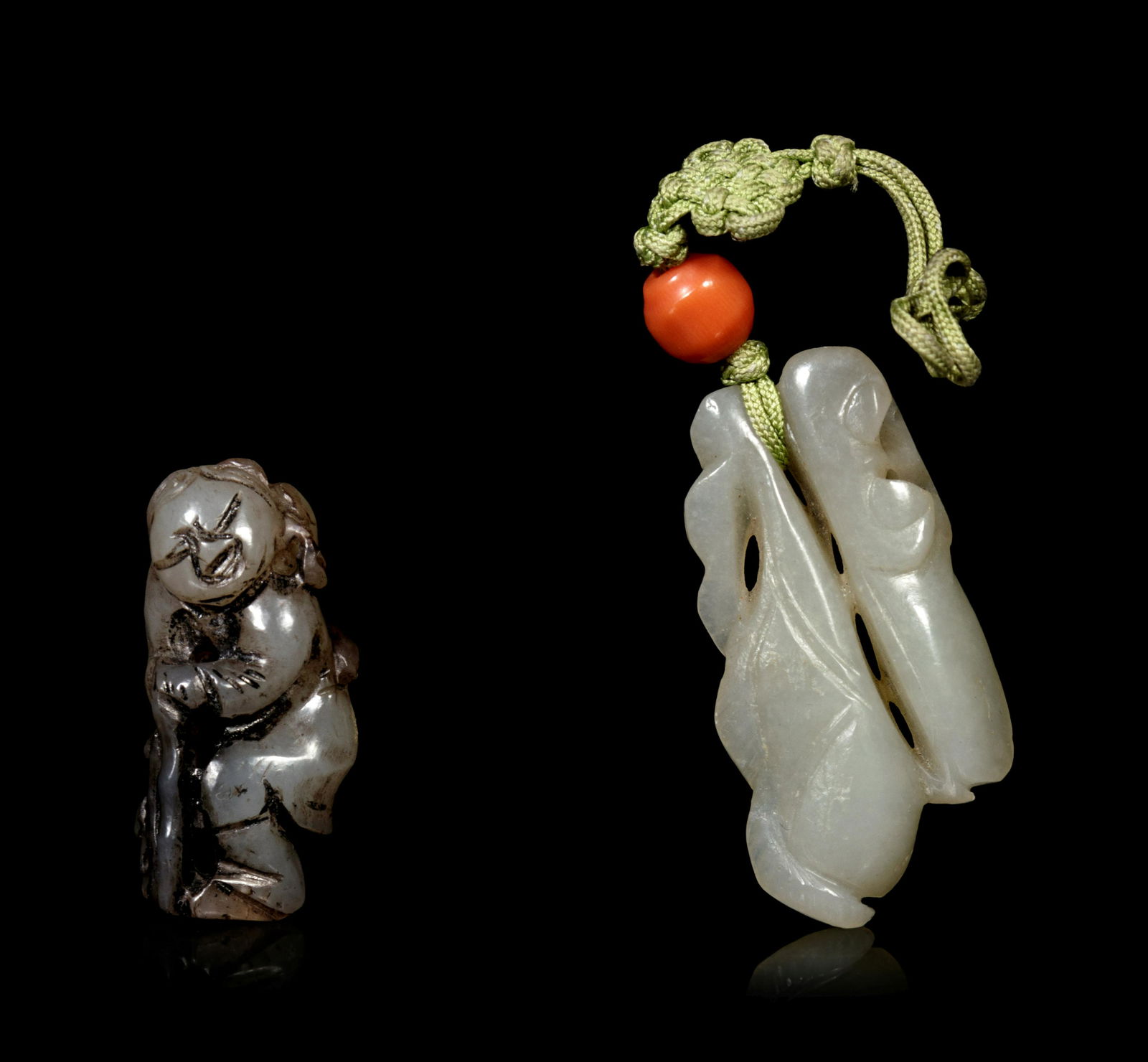 Two Chinese Jade Pendants (1 of 3)