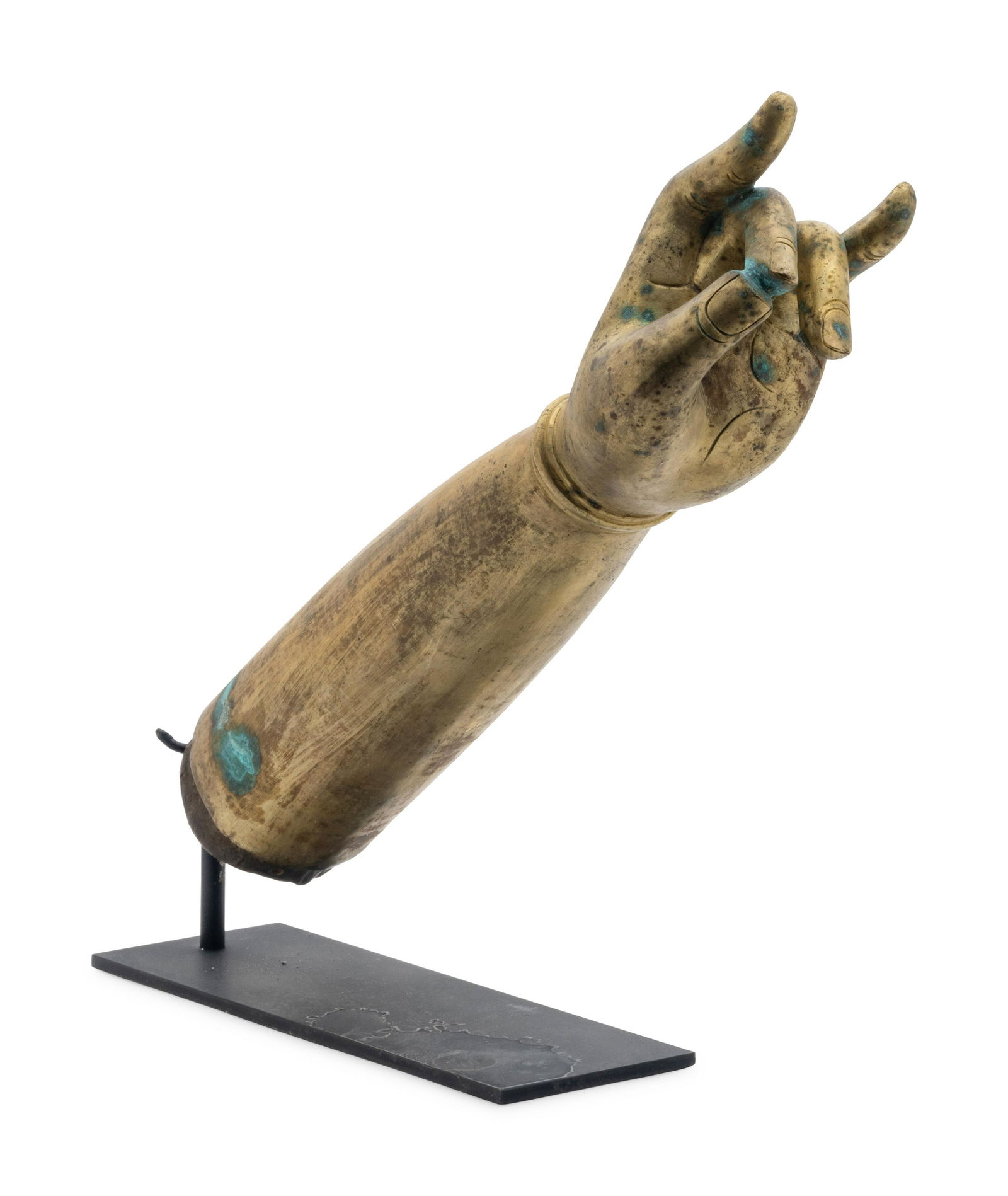 A Chinese Gilt Bronze Buddha Hand (1 of 4)