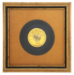 A 1956 45rpm Sun Records Single, Mystery Train" / "I: A 1956 45rpm Sun Records Single, "Mystery Train" / "I Forgot to Remember to Forget," Sun Records 223. Elvis' fifth and final album for Sun Records. Condition: Mint.