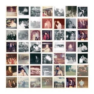 A Photo Album of Original Photographs of Elvis Pres: A Photo Album of Original Photographs of Elvis Presley, circa 1956-1969, comprising 104 original candid photographs from various sources, including Mrs. Pepper and members of regional Elvis Presley