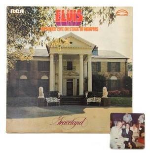 A 1976 Memphis Concert LP Album Where Elvis Greets: A 1976 Memphis Concert LP Album Where Elvis Greets Gary Live, "Elvis Recorded Live on Stage in Memphis" STEREO CPLI-0606. The March 20, 1974, concert took place at the Memphis Mid-South Coliseum.