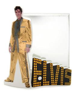 Elvis Presley Mirror Frame,: Elvis Presley Mirror Frame, issued by Vandor and Elvis Presley Enterprises in 1997.