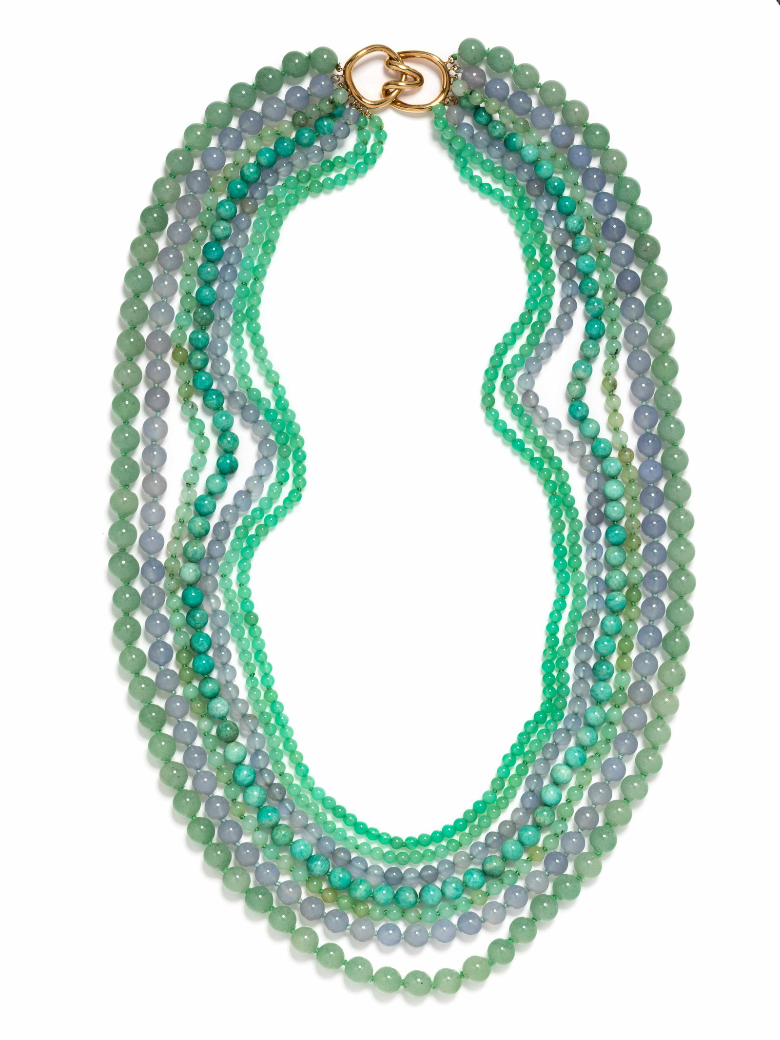 TIFFANY & CO., HARDSTONE TORSADE NECKLACE (1 of 2)