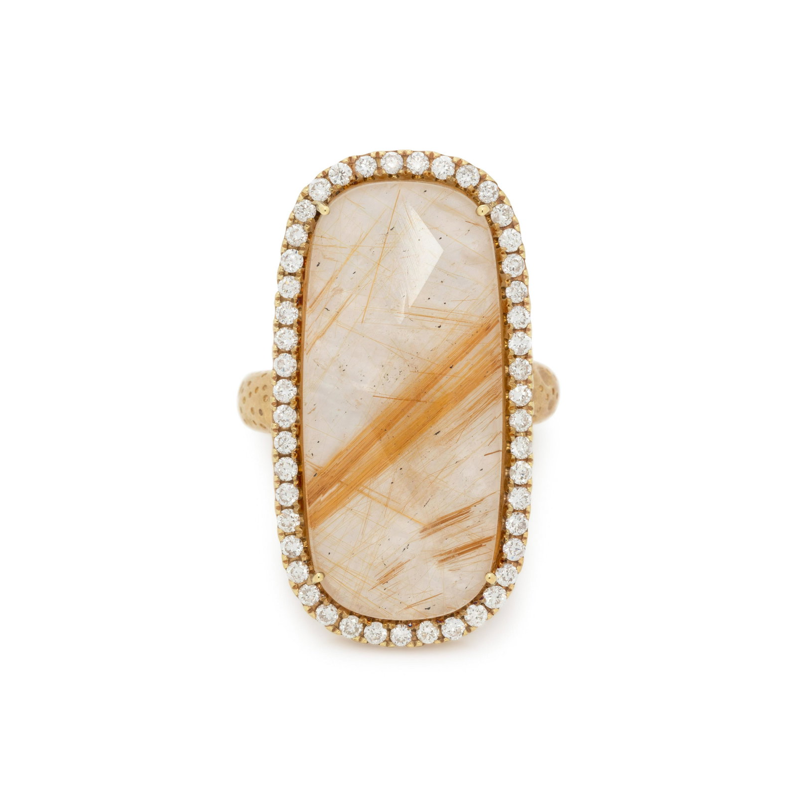 RUTILATED QUARTZ AND DIAMOND RING (1 of 3)