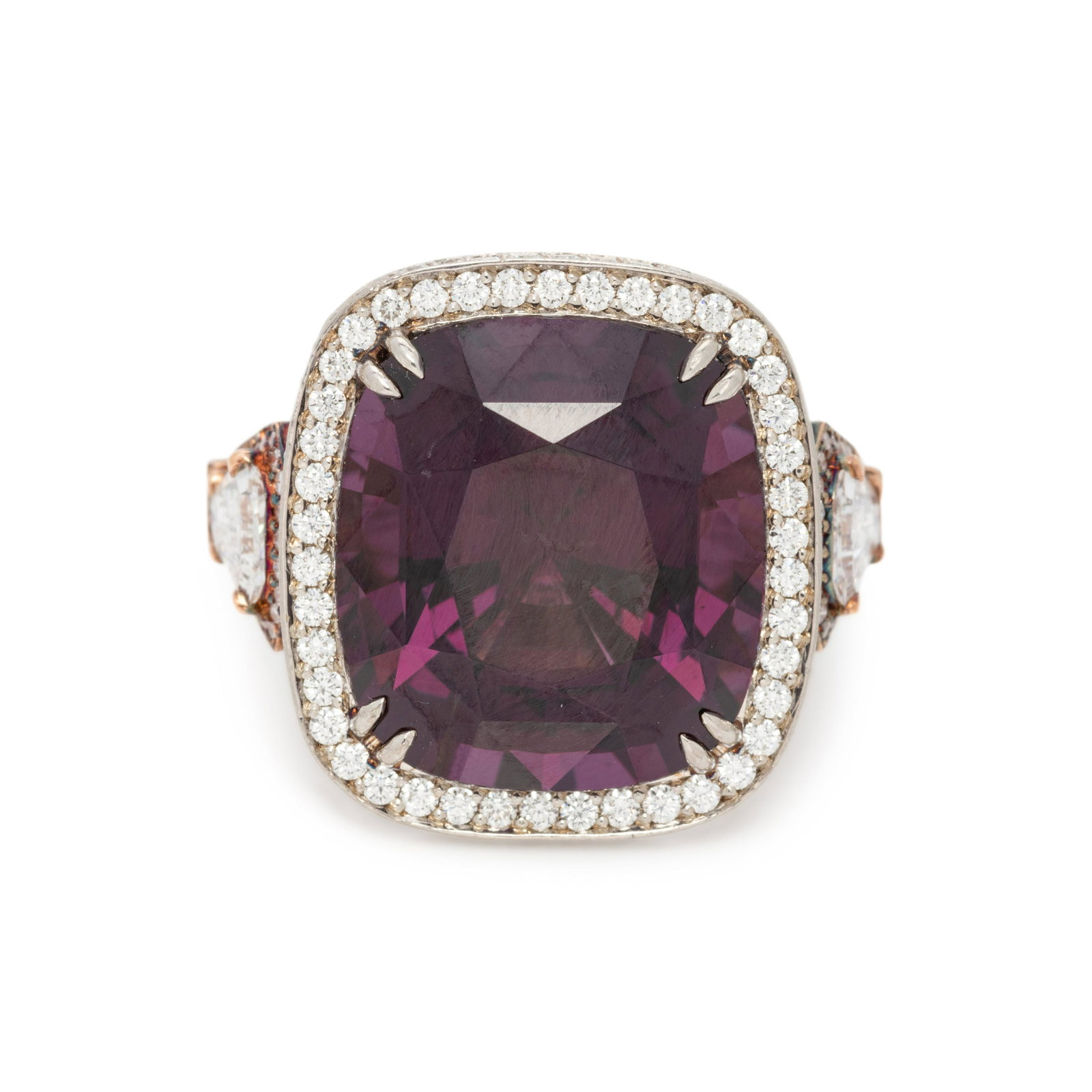 SPINEL AND DIAMOND RING (1 of 3)