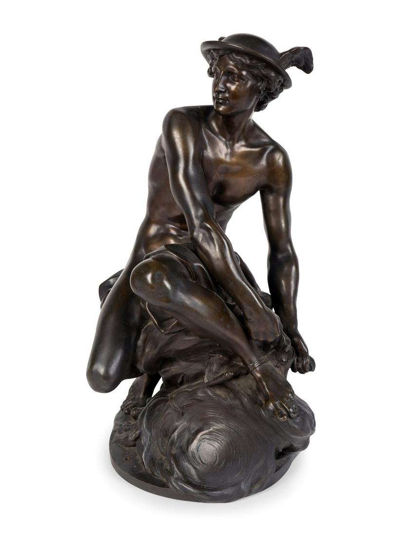 After Jean-Baptiste Pigalle, Seated Mercury (1 of 3)