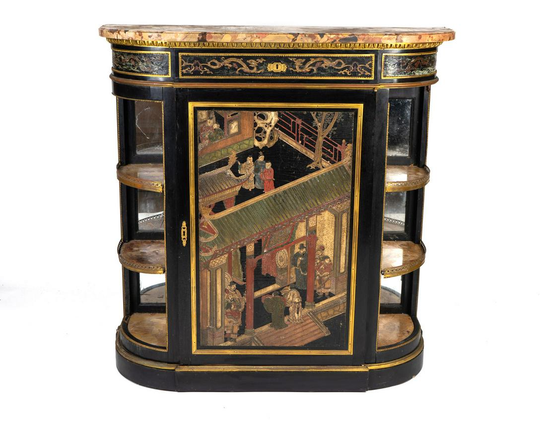 A Louis XVI Style Gilt-Bronze-Mounted Coromandel (1 of 2)